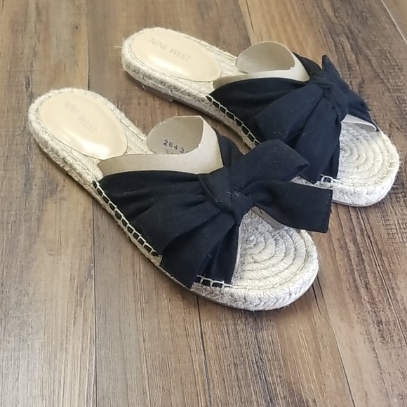 Nine West Shoes - Nine West Blanche Knotted Slide Sandals